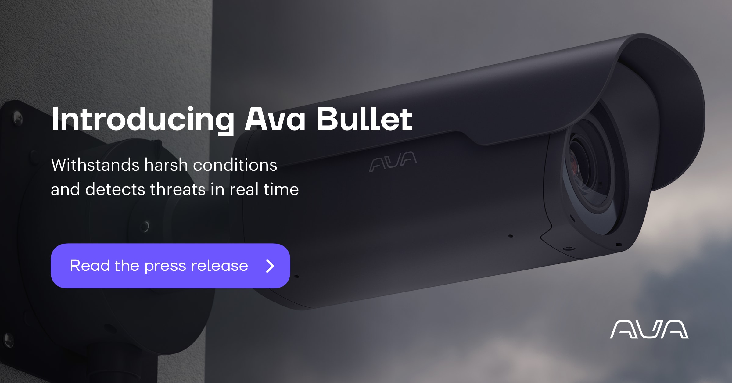 Introducing Ava Bullet security camera Ava Security